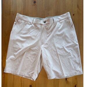 Adidas Mens Ultimate365 Golf Shorts Taupe Size 36 Stretch Performance